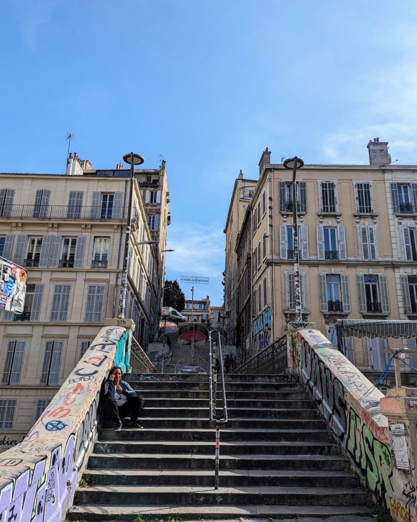 Cours Juliaen excaliers, a great place to enjoy some of marseille's amazing street art