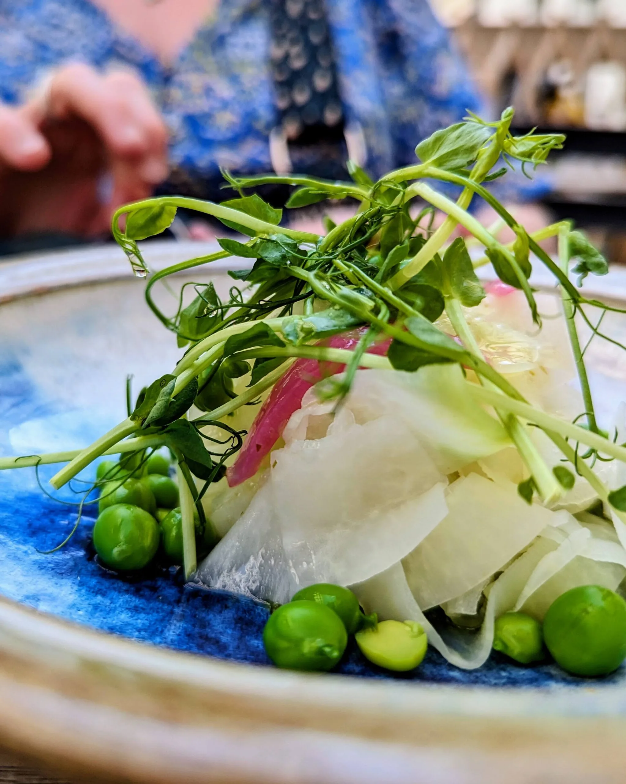 pea shoot and fennel salad in may pea shoot and fennel salad in may scaled Eat Like The French! March 31, 2025