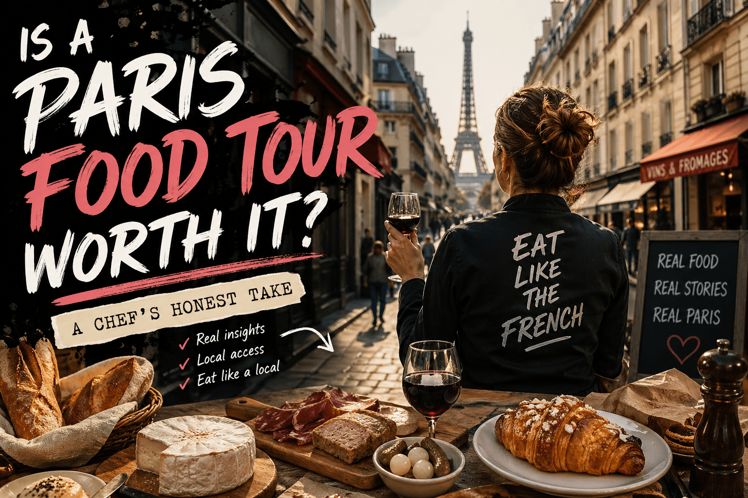 Is a Paris food tour worth it – chef-led food experience with wine and local dishes in Paris