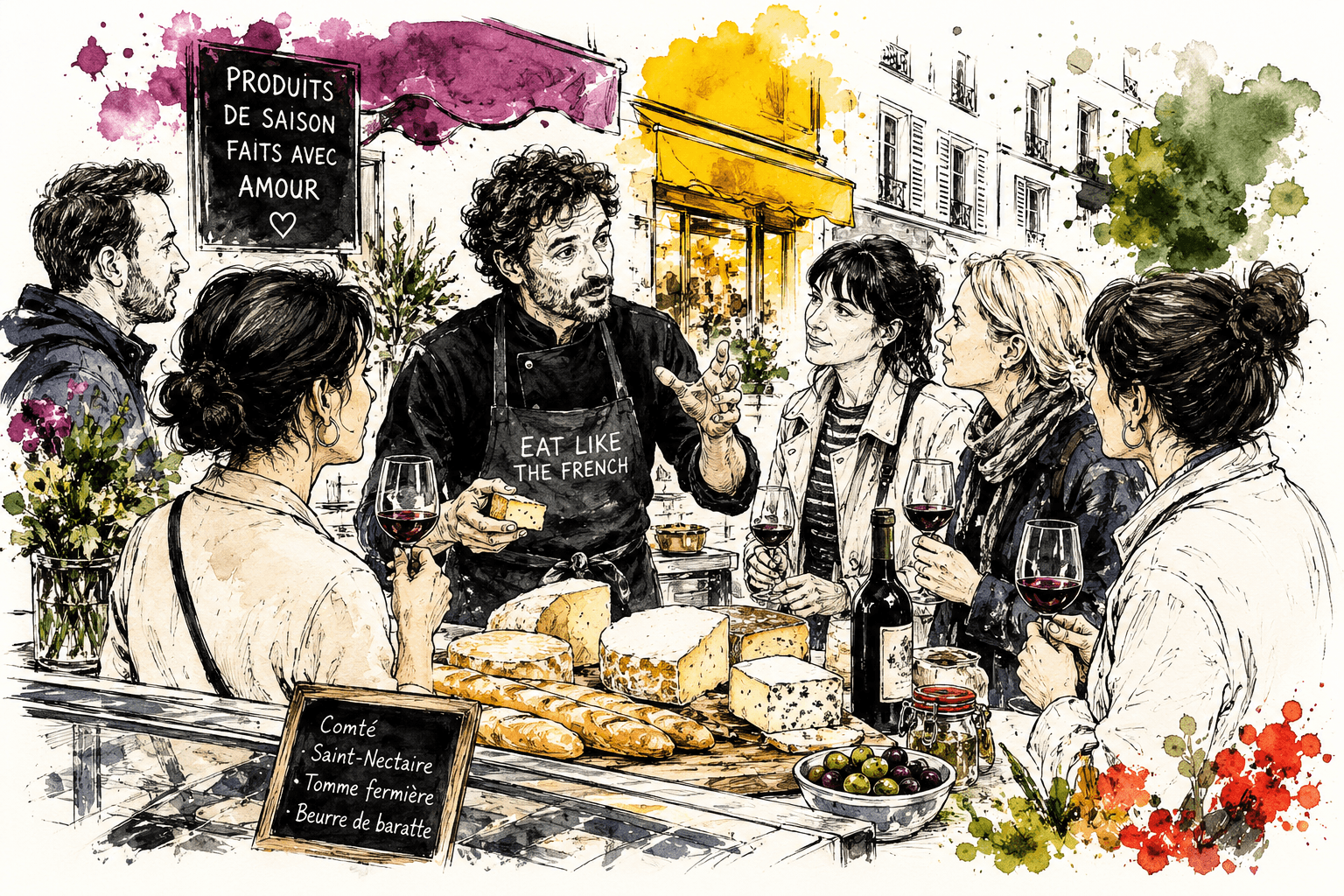 Comparison between a generic Paris food tour and an authentic chef-led food experience.